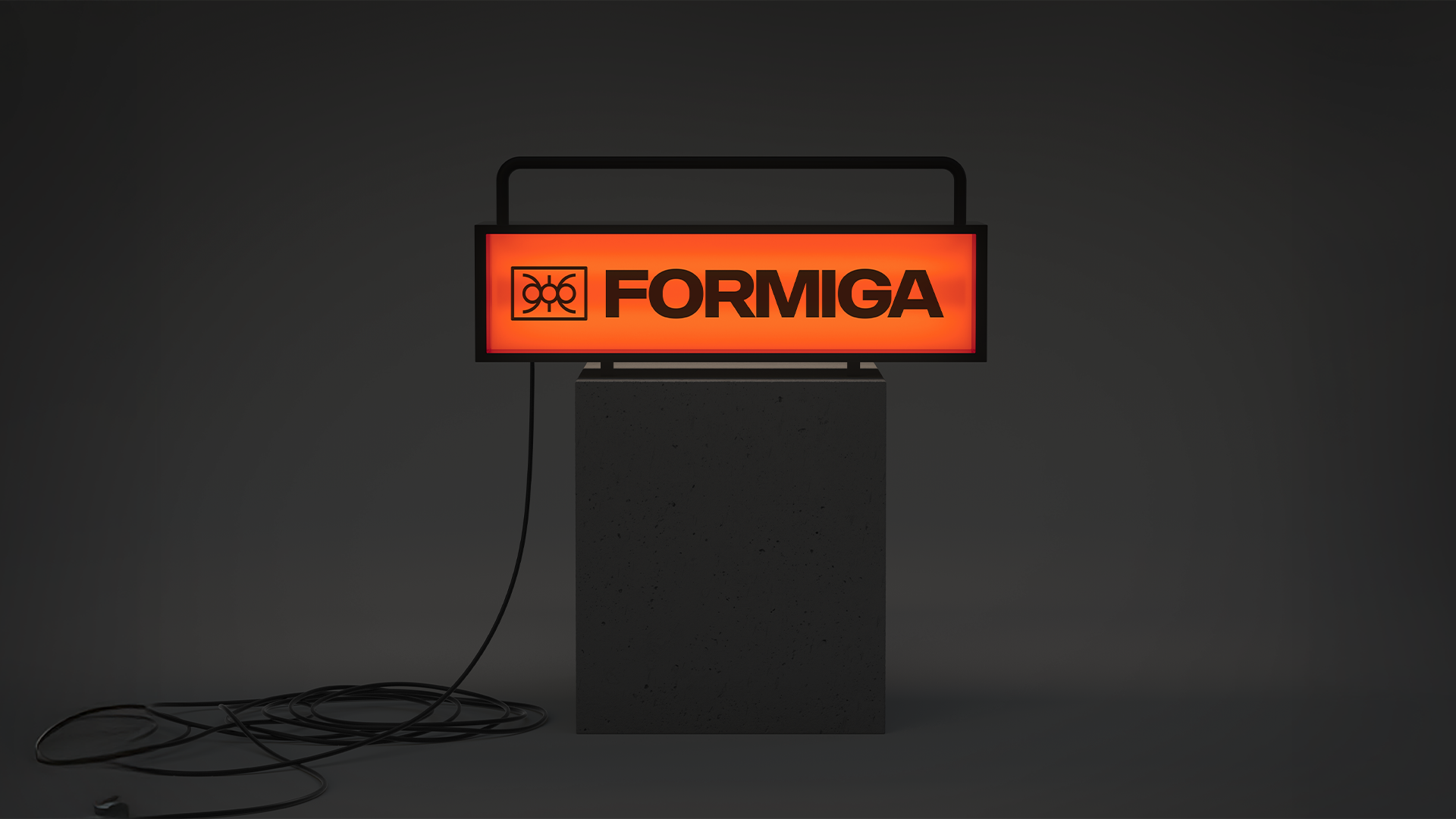 Letreiro luminoso Formiga